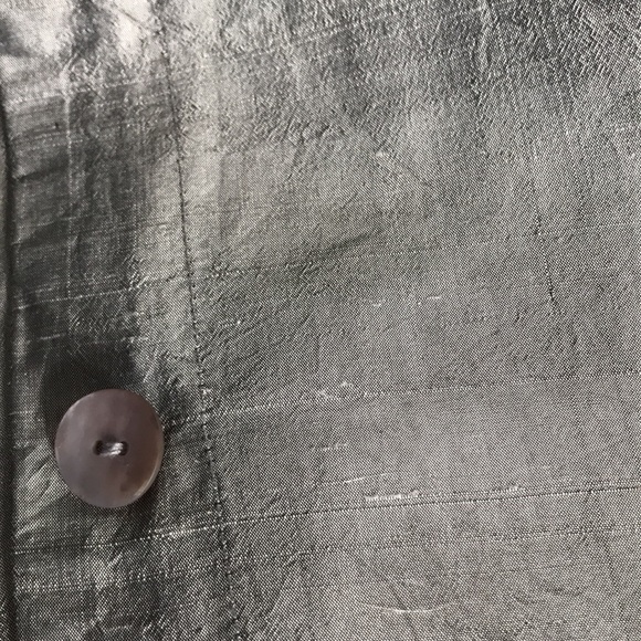 Dana Buchman grey silk jacket - Picture 13 of 15